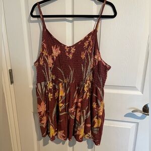 Torrid 5x Fall Floral Top